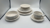 Ceramic Plate Set w/ Soup Bowls & Tea Cups