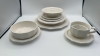 Ceramic Plate Set w/ Soup Bowls & Tea Cups - 3