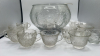 Punch Bowl w/ Punch Glasses - 2