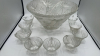 Punch Bowl w/ Punch Glasses - 3