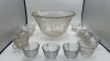 Punch Bowl w/ Punch Glasses - 2