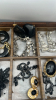 Assorted Ladies Costume Jewelry w/ Compartment Box - 6