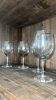 (4) White Wine Glasses - 2