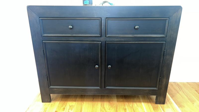 Black Accent Cabinet