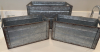 Metal Storage Bins (3)