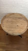 Rustic Metal Frame Side Table w/ Wood Tray Top - 2