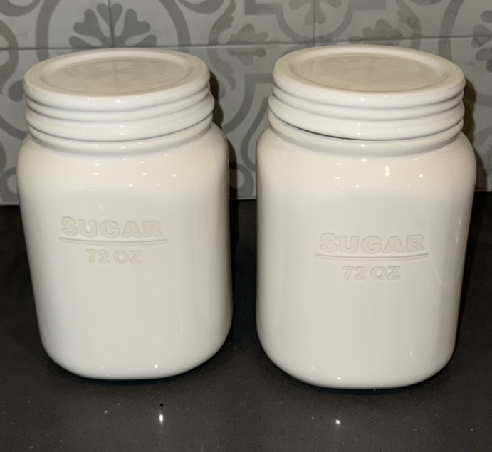 World Market Sugar Canisters