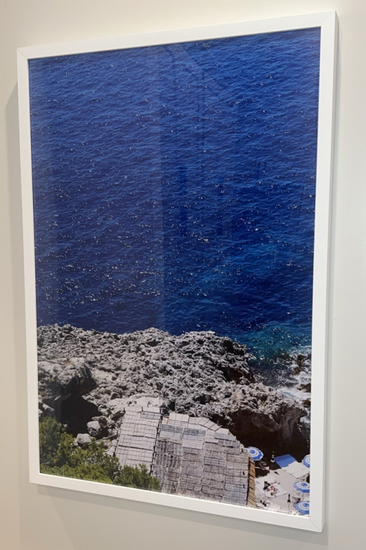 Large Framed Beach Photograph
