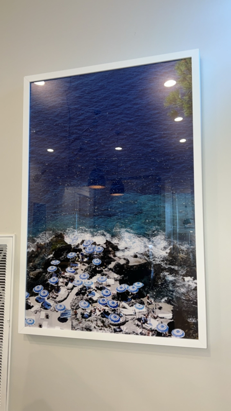 Large Framed Beach Photograph