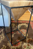 Inverted Pyramid Natural Wood Side Table - 9