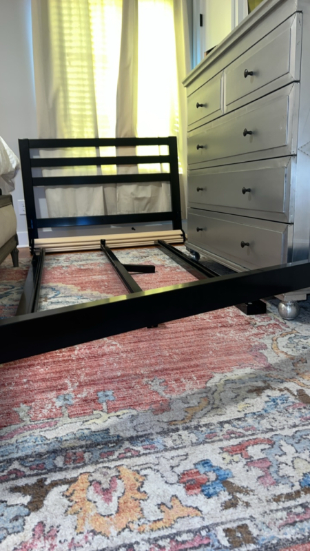 Full Metal Platform Bedframe with Headboard
