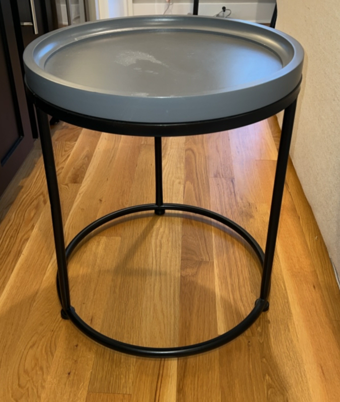 Black and Grey Nesting Accent Table