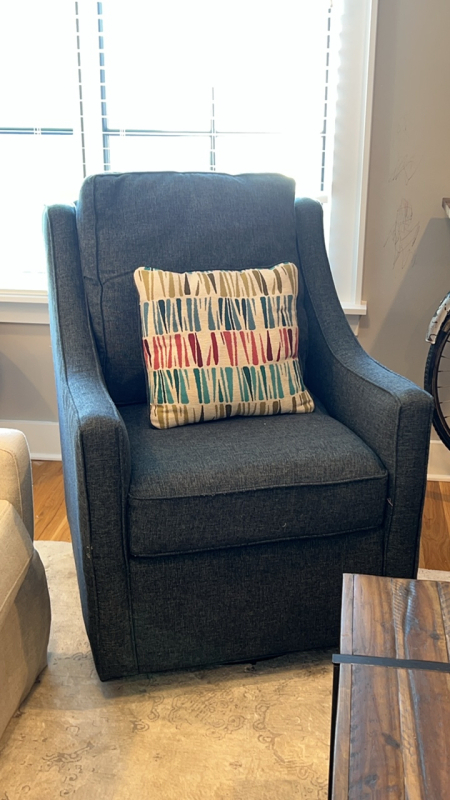 Deep Navy Glider Rocker