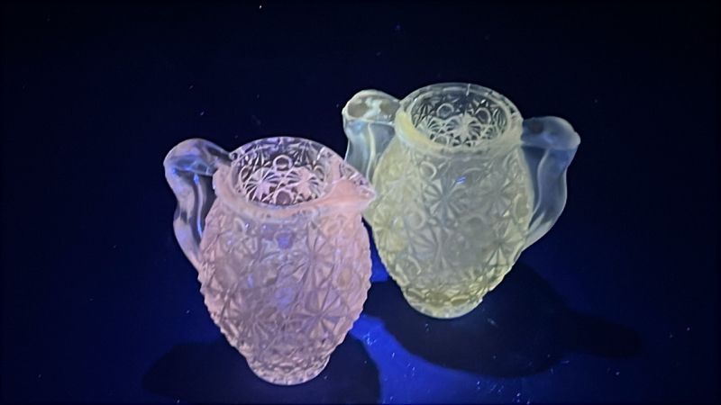Radiant Glass Matched Toothpick Holders (2)