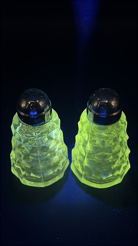 Radiant Glass Salt & Pepper Shakers