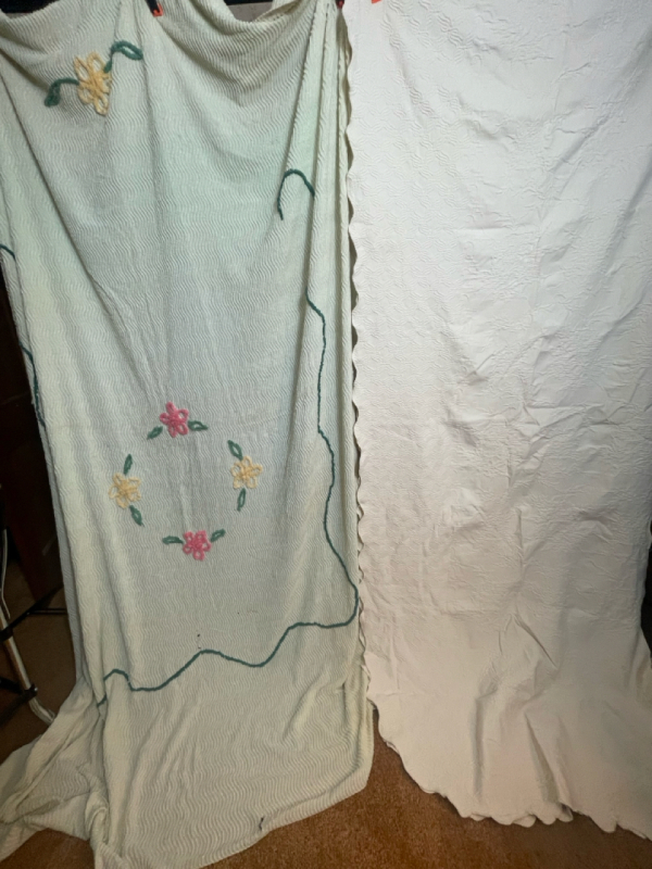 Matelasse Spread & Vintage Bedspread