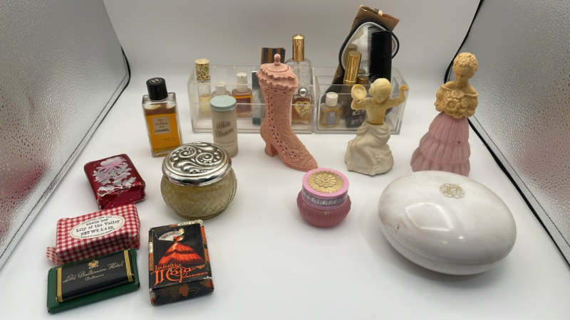 Vintage Pomander, Perfumes & Soaps
