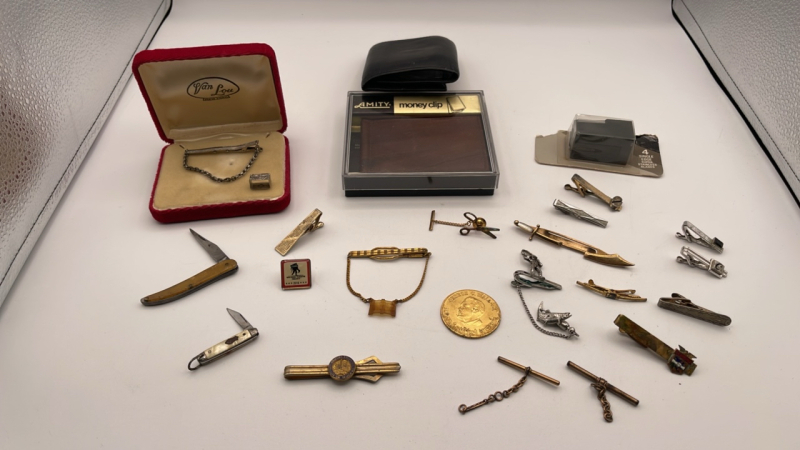 Knives, Tie Tacks & Wallets