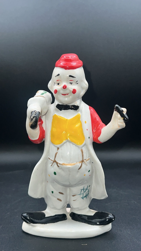 Porcelain Clown Figurine