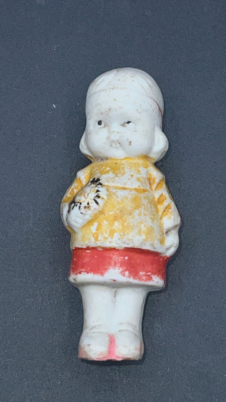 Antique Kewpie Bisque China Doll