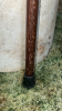 Antique Stoneware 8 Gal. Crock w/ Wooden Canes/Walking Stick - 11