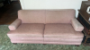 Pink Reupholstered Couch - 4