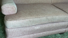 Pink Reupholstered Couch - 8