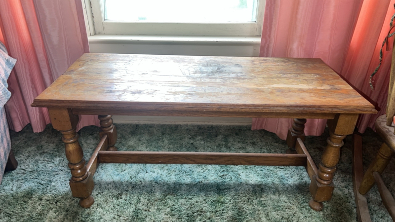 Pegged Wooden Farm Coffee Table