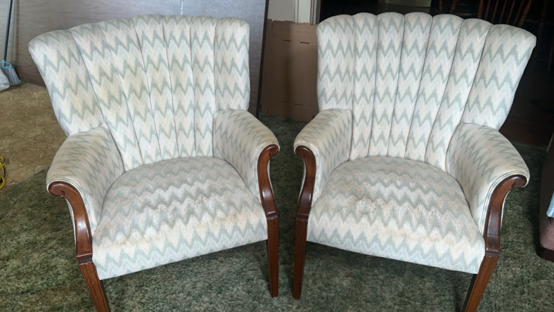 Wingback Accent Chairs (2)