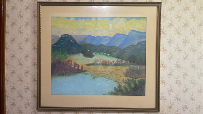 Handcrafted Pastel Nature Scene