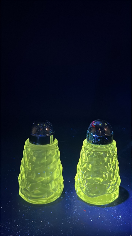 Radiant Glass Salt & Pepper Shakers