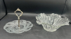 Radiant Glass Bowl & Candy Plate - 16