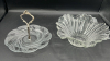 Radiant Glass Bowl & Candy Plate - 17