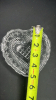 Radiant Glass Heart Ash Tray & Floral Bowl - 17