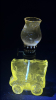 Radiant Glass Miniature Covered Wagon Oil Lamp - 2