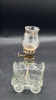 Radiant Glass Miniature Covered Wagon Oil Lamp - 9