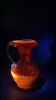 Radiant Glass MCM Crackled Glass Vase - 2