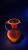 Radiant Glass MCM Crackled Glass Vase - 3
