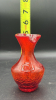 Radiant Glass MCM Crackled Glass Vase - 13