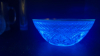 Radiant Glass Bowl, Crackled Glass Votive Candle Holders & Mug - 8