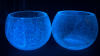 Radiant Glass Bowl, Crackled Glass Votive Candle Holders & Mug - 14