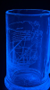 Radiant Glass Bowl, Crackled Glass Votive Candle Holders & Mug - 19