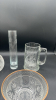 Radiant Glass Bowl, Crackled Glass Votive Candle Holders & Mug - 25