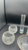 Radiant Glass Bowl, Crackled Glass Votive Candle Holders & Mug - 26