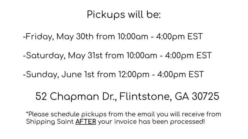 Pickup Information