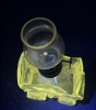 Radiant Glass Miniature Covered Wagon Oil Lamp - 13