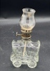 Radiant Glass Miniature Covered Wagon Oil Lamp - 14