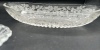 Radiant Glass Heart Ash Tray & Floral Bowl - 19