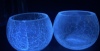 Radiant Glass Bowl, Crackled Glass Votive Candle Holders & Mug - 29