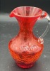 Radiant Glass MCM Crackled Glass Vase - 14